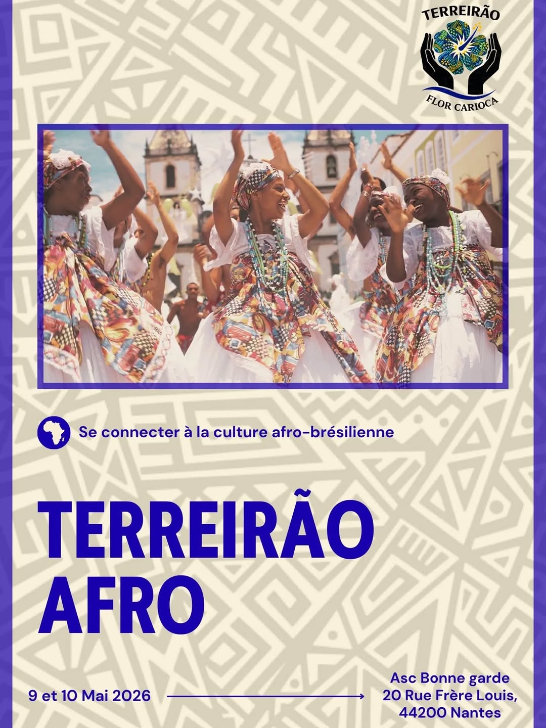 Un grand merci à toutes et tous pour cette deuxième édition réussie du Terreirão ! ✨️
Un week-end festif autour du partage, de la joie et de la diffusion des racines africaines de la culture brésilien